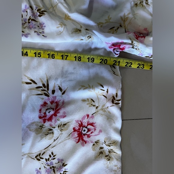 Fever Women's Top Size‎ M Multicolored Floral Round Neck Ruffle slevees - Picture 15 of 15